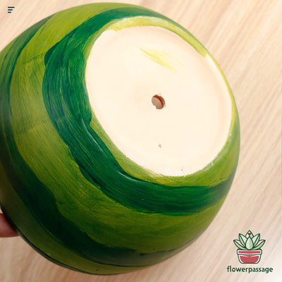 HP0001 ｟フルーツシリーズ｠ 🍉スイカモデル 植木鉢